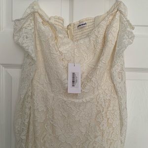 Reformation bridal champs dress size 8 never worn